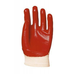 Lot 10 paires de gants rouge dos aéré, modèle standard