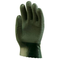 Lot 10 paires de gants polymère vert, 27 cm Actifresh, chimique