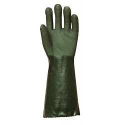 Lot 10 paires de gants polymère vert, 40 cm Actifresh, chimique