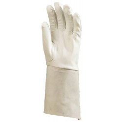 Lot 10 paires de gants agneau soudure argon, manchette croûte 15 cm