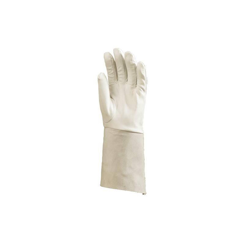 Lot 10 paires de gants agneau soudure argon, manchette croûte 15 cm Lot 10 paires de gants agneau soudure argon, manchette croûte 15 cm