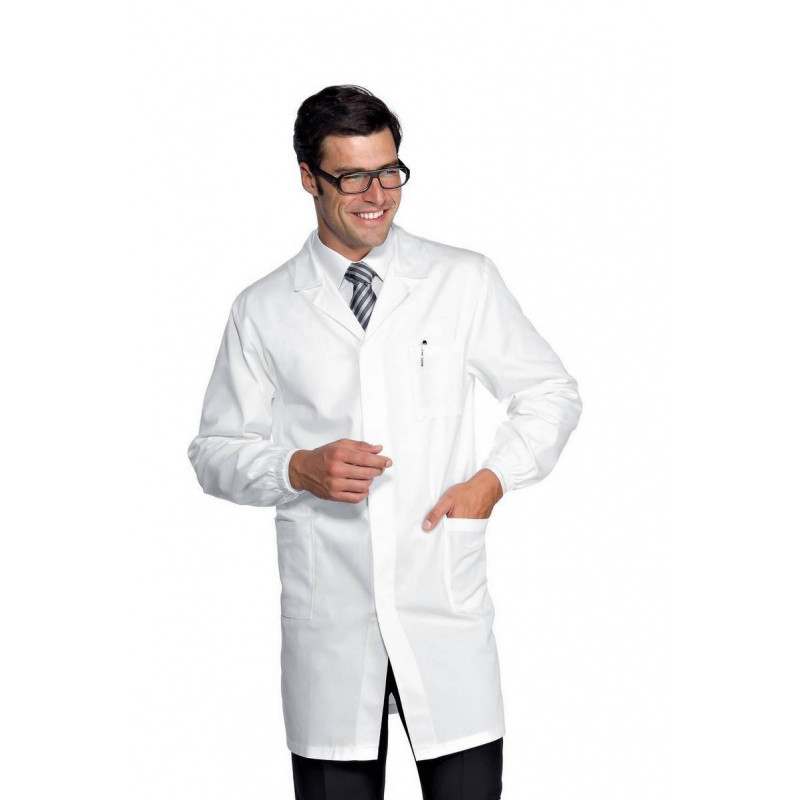 Blouse Médicale Homme Poignets élastiques Et Boutons