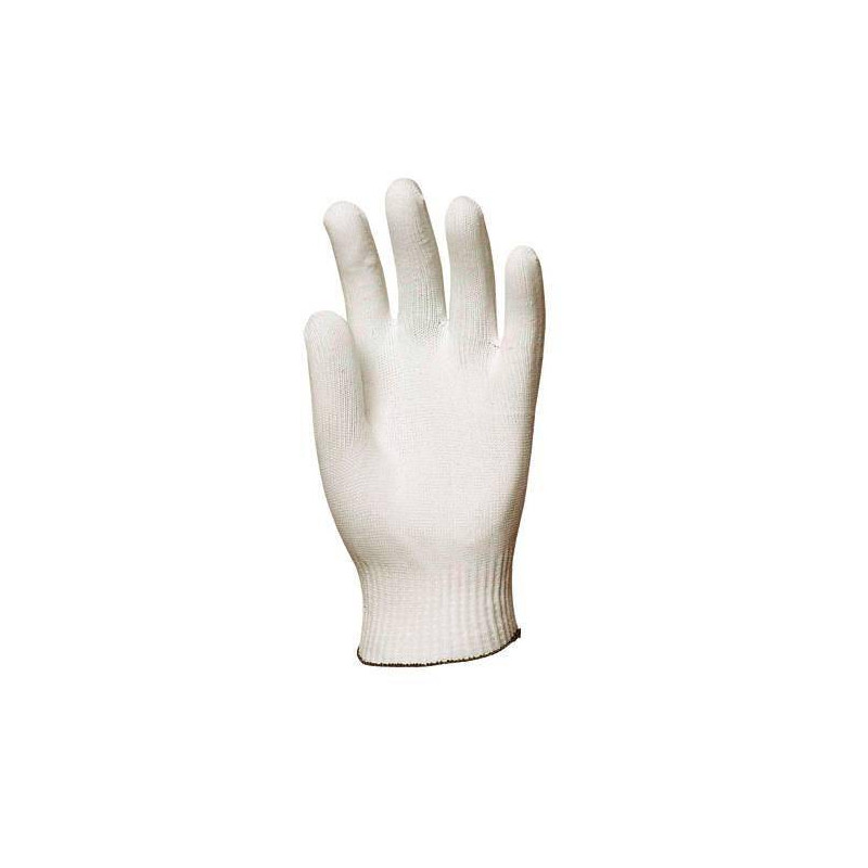 Lot 10 paires de gants nylon tricoté sans peluche
