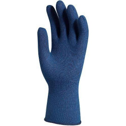 Lot 12 paires de gants Thermostat bleu tircoté anti-froid