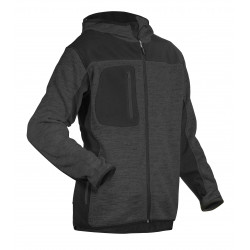 Veste de travail softshell BORA Noir