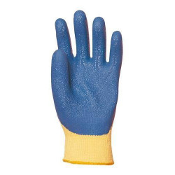 Lot 12 paires de gants Kevlar enduit latex bleu