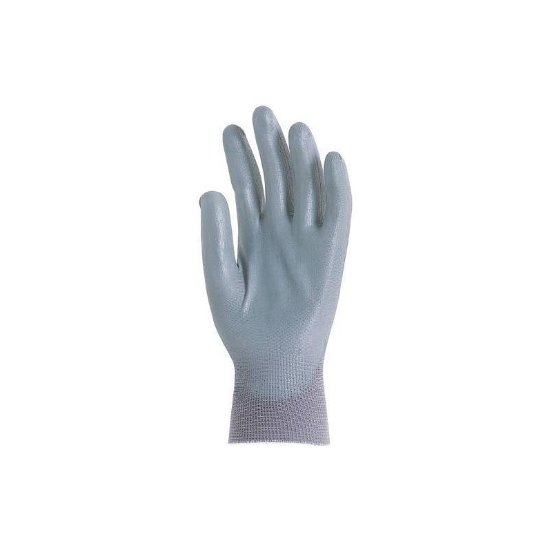 Lot 110 paires de gants polyamide gris, paume enduit polyuréthane gris Lot 110 paires de gants polyamide gris, paume enduit polyuréthane gris