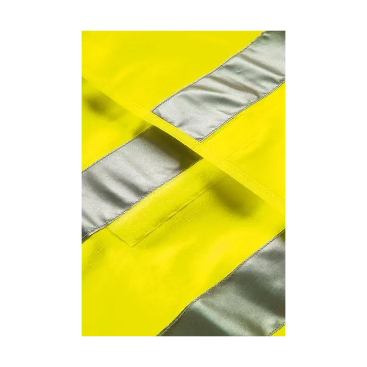 Gilet de travail double bande YARD Jaune d&eacute;tail