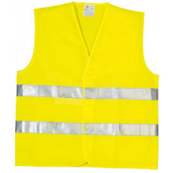 Gilet de travail double bande YARD Jaune