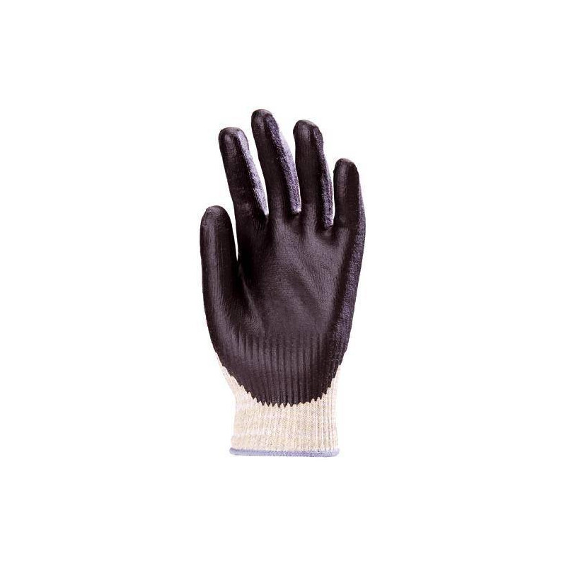 Lot 10 paires de gants Kevlar EUROSAFE+ Paume enduit Nitrile