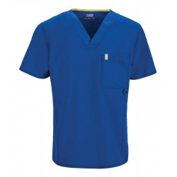 Tunique médicale homme CODE HAPPY Bleu Royal