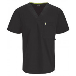 Tunique médicale homme CODE HAPPY Noir