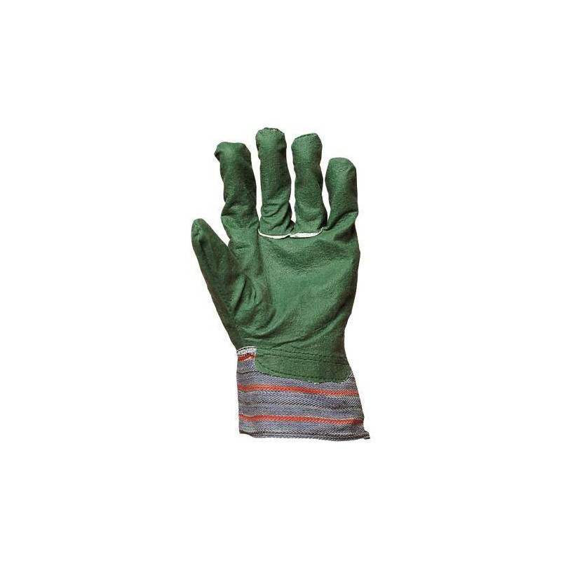 Lot 240 pièces gants docker coton vert enduit PVC