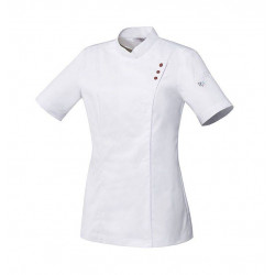Veste De Cuisine Femme Manches Courtes Virgule