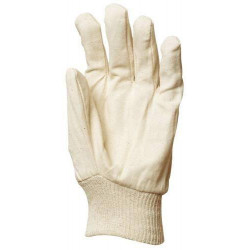 Lot 300 pièces gants coton croisé, poignet tricot