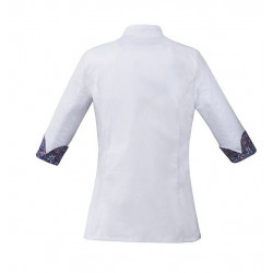 Veste De Cuisine Femme Vusti Manches Trois Quarts