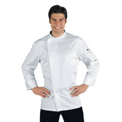 Veste de cuisine homme manches longues BILBAO Blanc