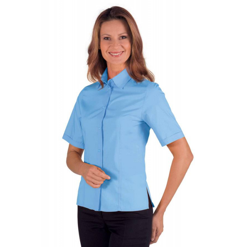 Chemise de service manches courtes KYOTO Azur