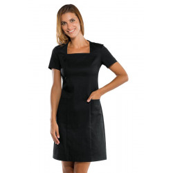 Blouse médicale femme manches courtes ABITINO Noir