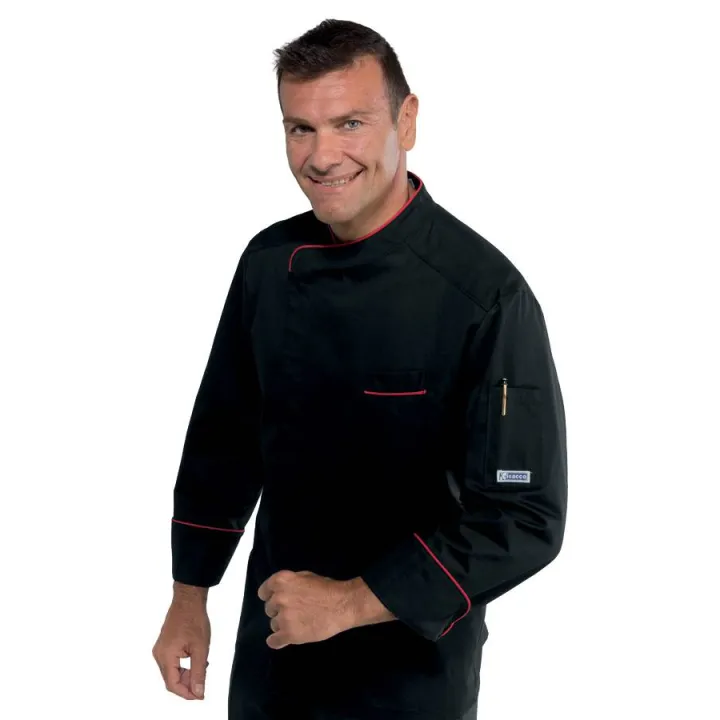 Veste de cuisine homme BILBAO Noir