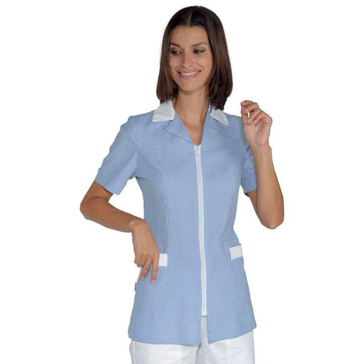Tunique esth&eacute;tique femme BARCELLONA Ray&eacute; Bleu