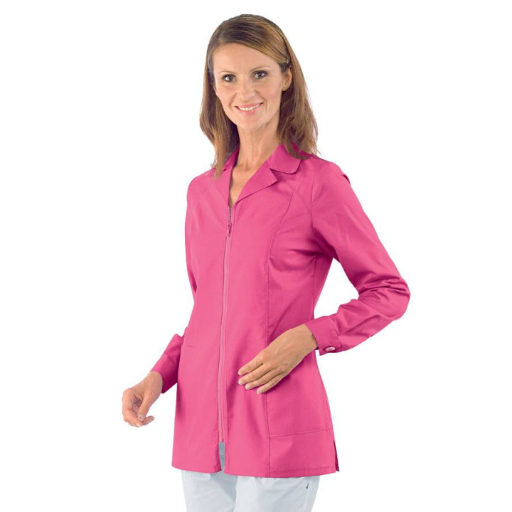 Tunique m&eacute;dicale femme manches longues BARCELLONA Fushia