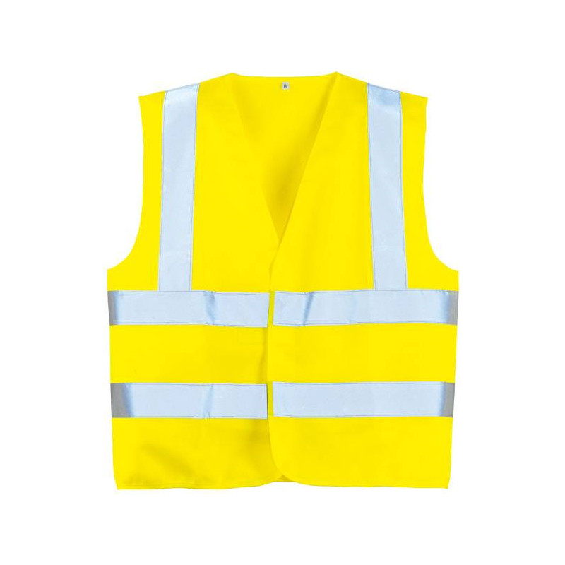 Gilet Fluorescent de Sécurité Veste Gilet Orange Fluo de Haute