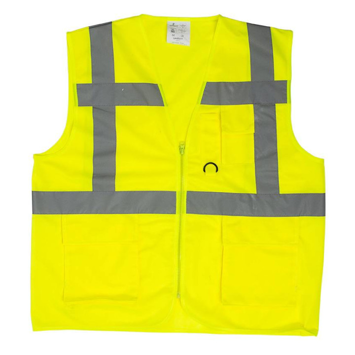 Gilet haute visibilit&eacute; multipostes YARD Jaune