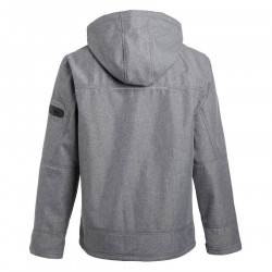 Veste de travail homme softshell FLORES Gris Chine Dos