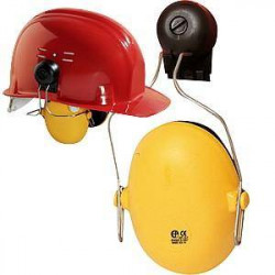 Lot de 10 casque anti-bruits électronique jaune (unité)