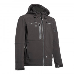 Veste de travail homme softshell FLORES Noir