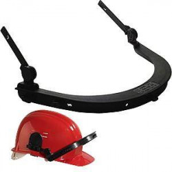 Lot 10 support visière pour casque de chantier