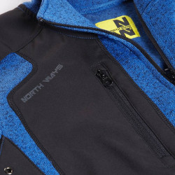 Veste de travail homme ARSENAL bleu détail zip