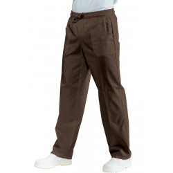 Pantalon médical polycoton MERYL DESTOCKE Marron