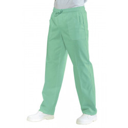 Pantalon médical mixte taille élastique MATHY DESTOCKE Vert Clair