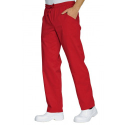 Pantalon de cuisine GUY DESTOCKE Rouge