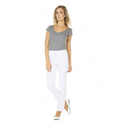 Pantalon médical pour femme LUDO BLANC