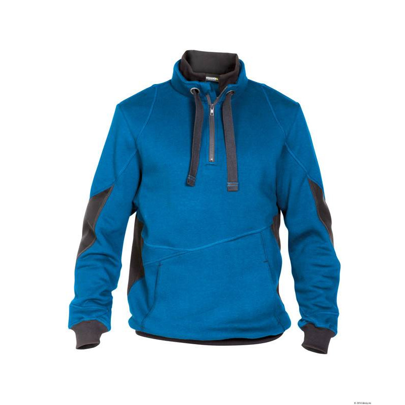 Sweatshirt de travail bicolore STELLAR bleu gris Sweatshirt de travail bicolore STELLAR bleu gris