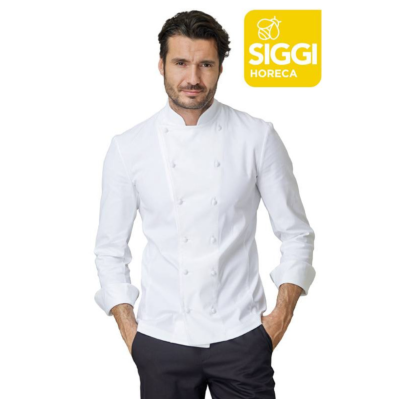 Veste de chef cuisinier manches longues CESARE