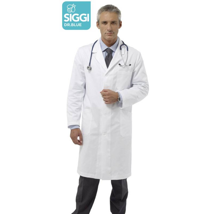 Blouse m&eacute;dicale homme blanche coton BLUMMER