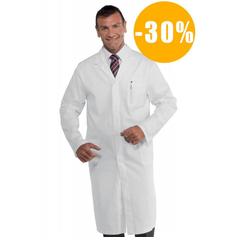 Blouse médicale homme coton SANFOR DESTOCKEE