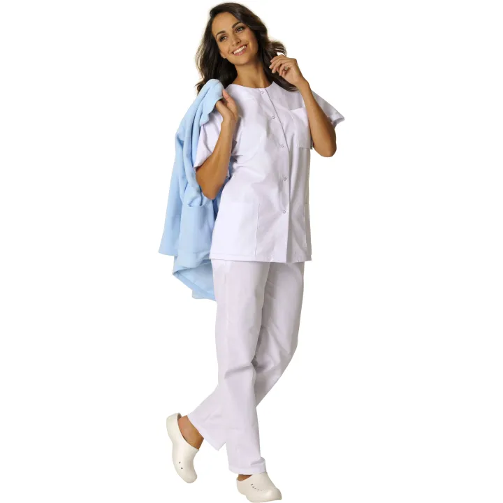 Tunique m&eacute;dicale manches courtes KELLY POLYCOTON