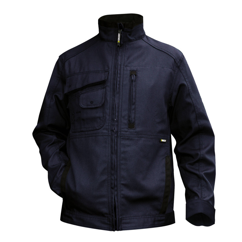 Veste de travail multipoches en canvas KENT marine