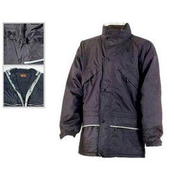 Parka de travail chaude doublée imperméable ISA