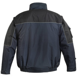 RIPSTOP Blouson de travail hiver COVERGUARD Bleu dos