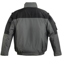 RIPSTOP Blouson de travail hiver COVERGUARD Gris dos