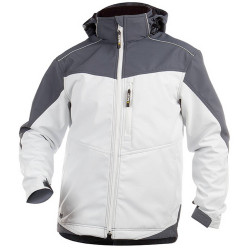 JAKARTA veste softshell bicolore homme blanc noir