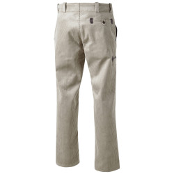 VELOURS COTELE Pantalon de charpentier largeot beige