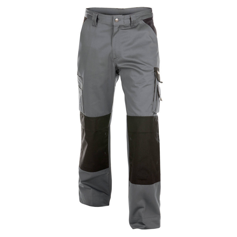 BOSTON 245g pantalon de travail poches genoux polycoton gris BOSTON 245g pantalon de travail poches genoux polycoton gris