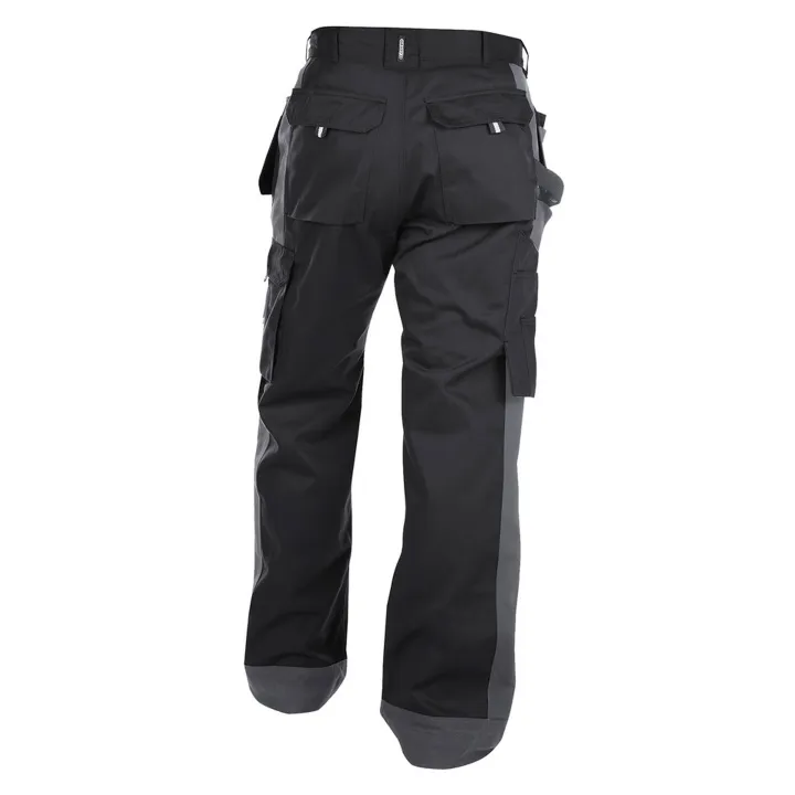 SEATTLE 245G Pantalon de travail homme en polycoton noir gris